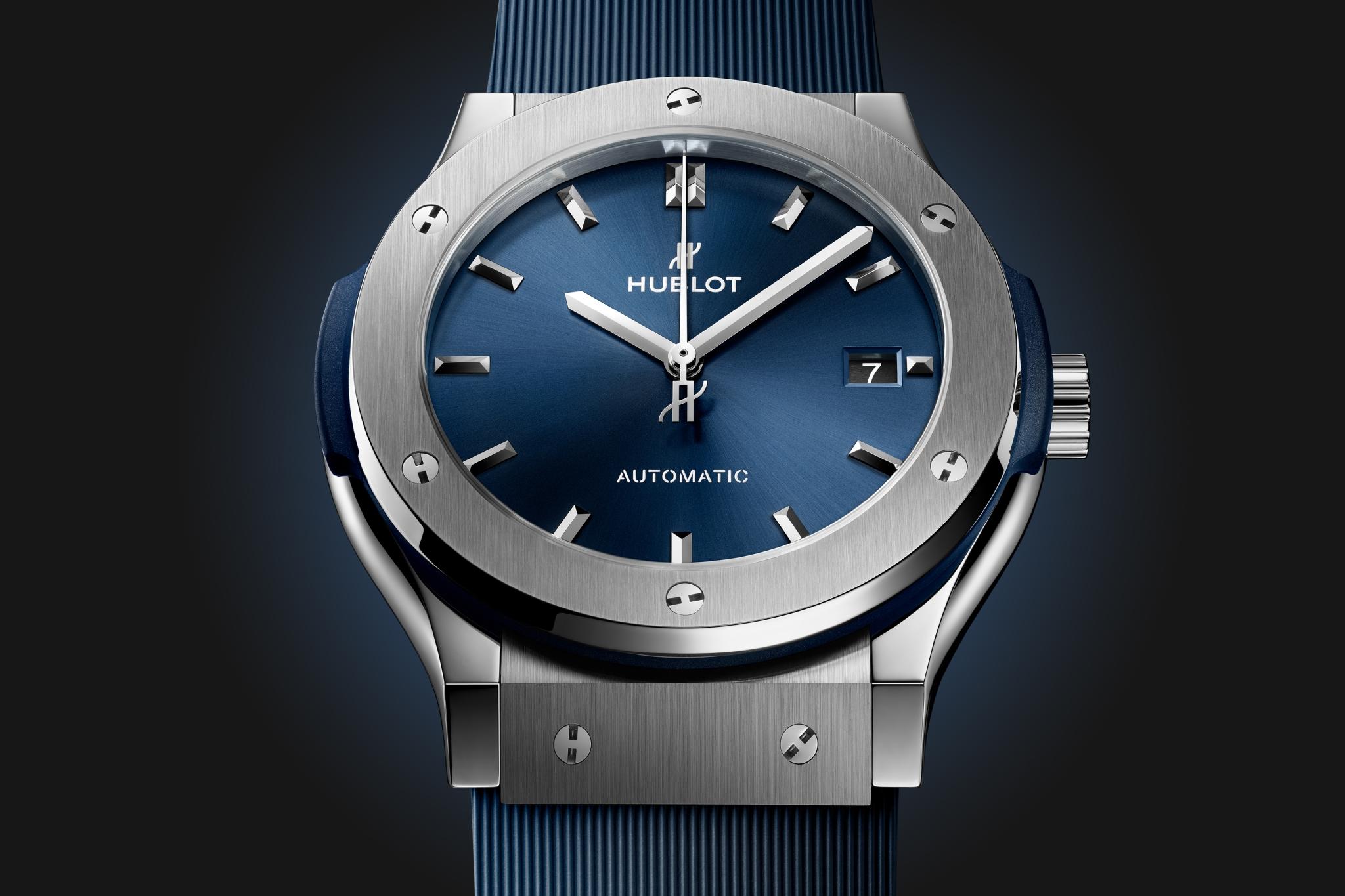 Classic Fusion Titanium Blue Dial 45mm Product Image 2