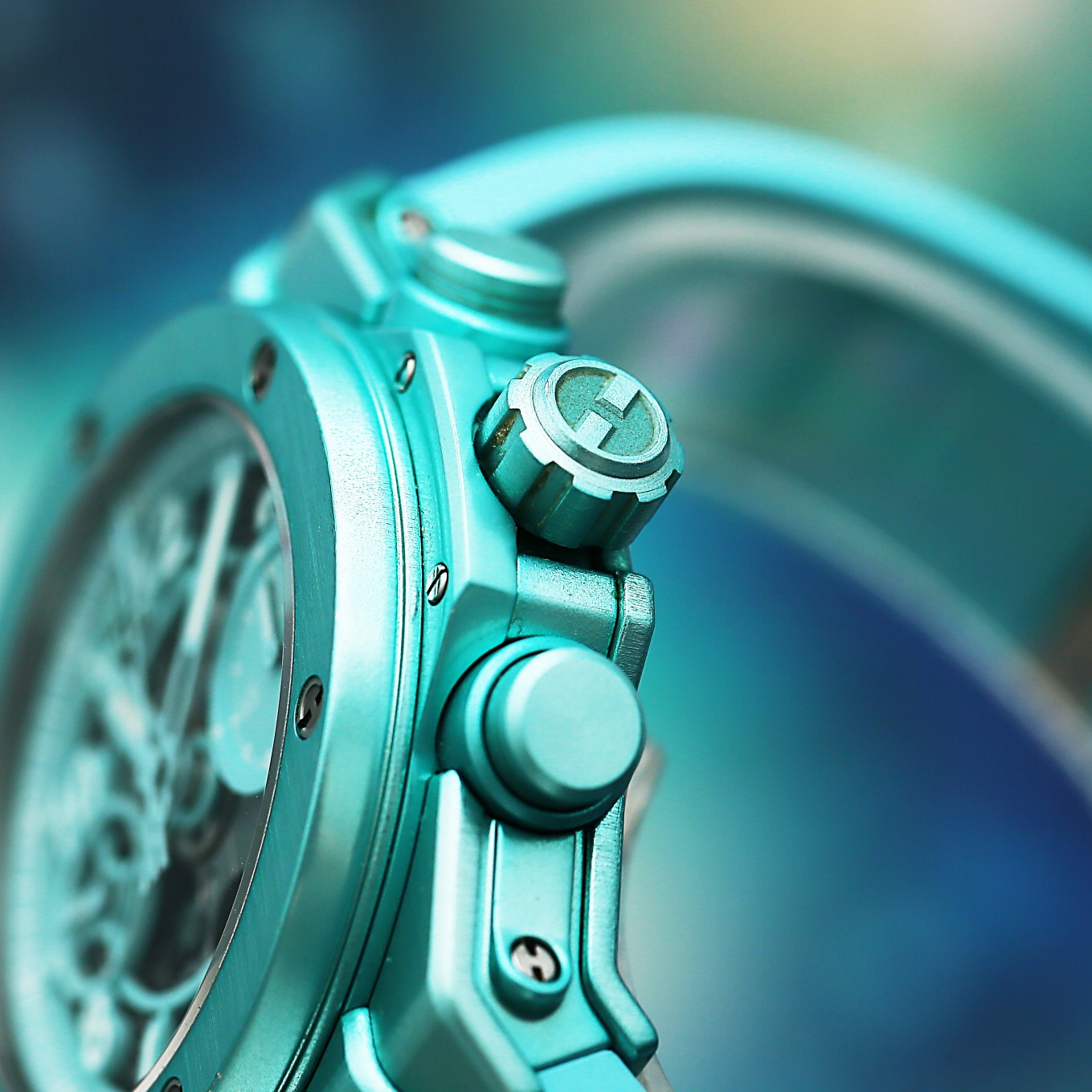 Big Bang Unico Summer Turquoise Aluminum Skeleton Dial 42mm Product Image 5