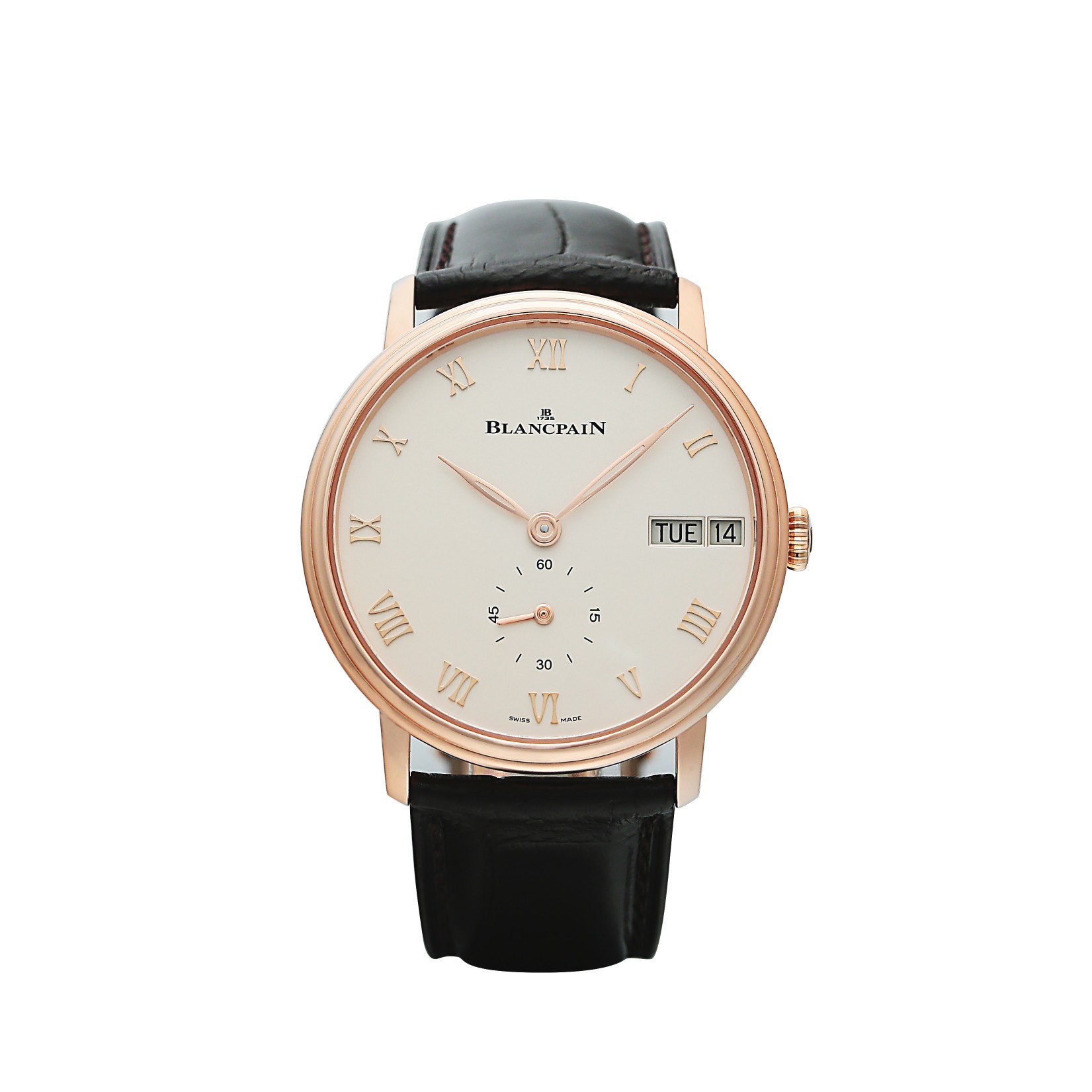Villeret Ultra Slim Day Date Rose Gold White Dial 40mm Product Image 1