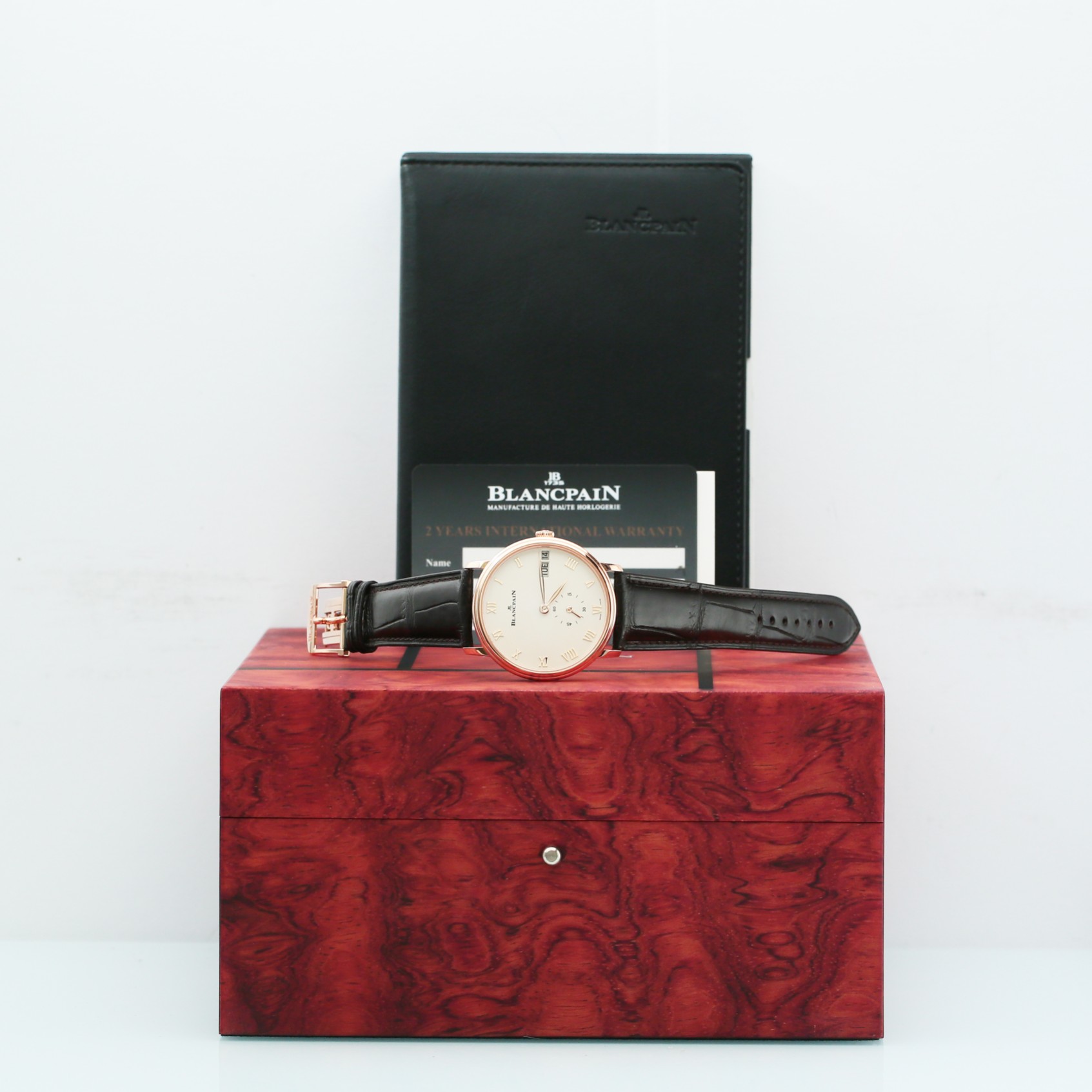 Villeret Ultra Slim Day Date Rose Gold White Dial 40mm Product Image 8