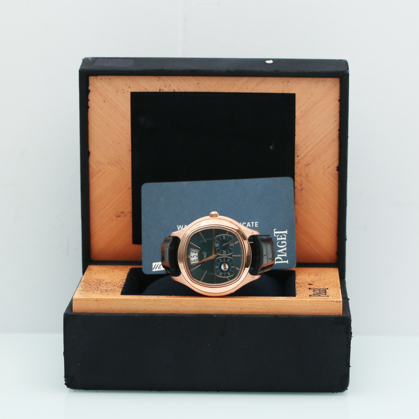 Emperador Rose Gold BLue Dial 42mm Product Image 9