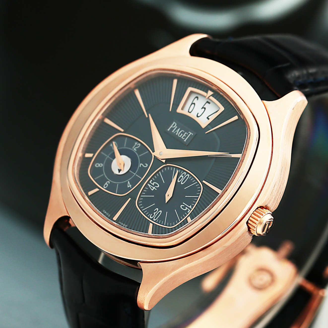 Emperador Rose Gold BLue Dial 42mm Product Image 4