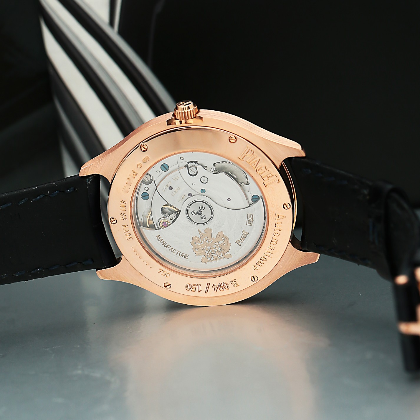 Emperador Rose Gold BLue Dial 42mm Product Image 7