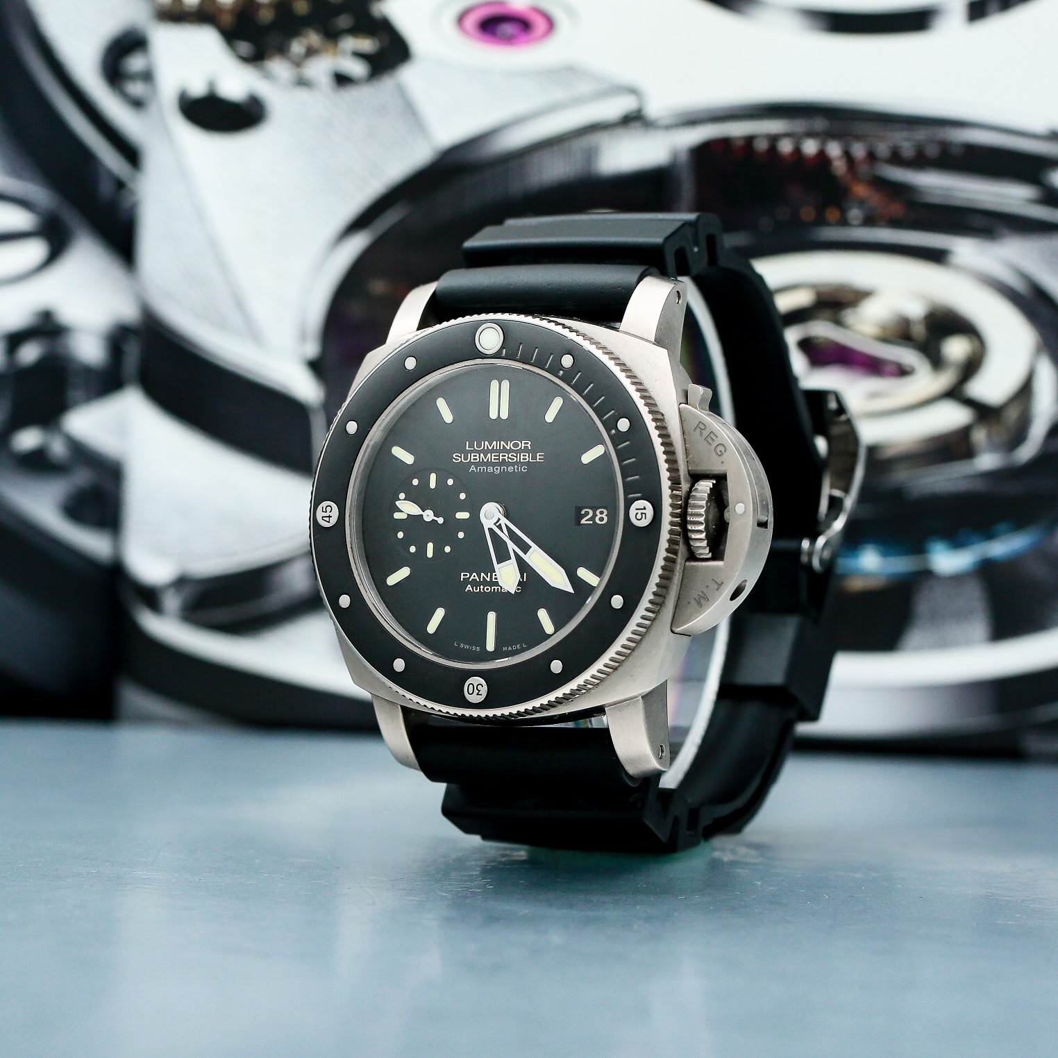 Submersible 1950 Amagnetic Titanio Black Dial 47mm Product Image 3