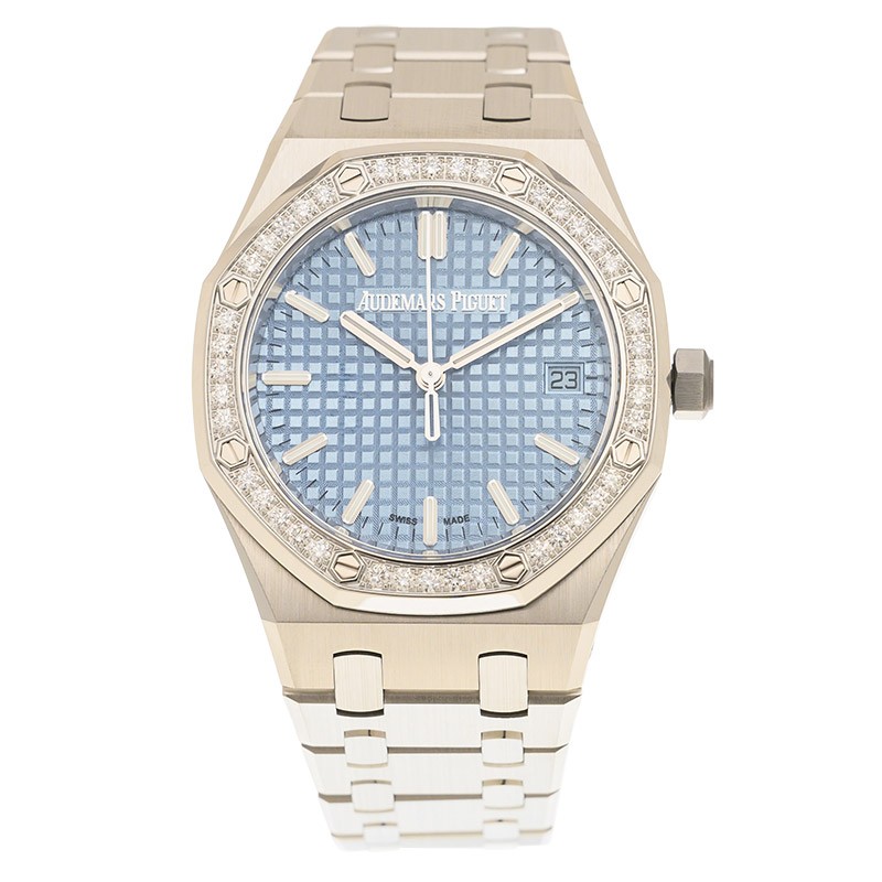 Royal Oak Steel Diamond Blue Dial 34mm Product Image 1
