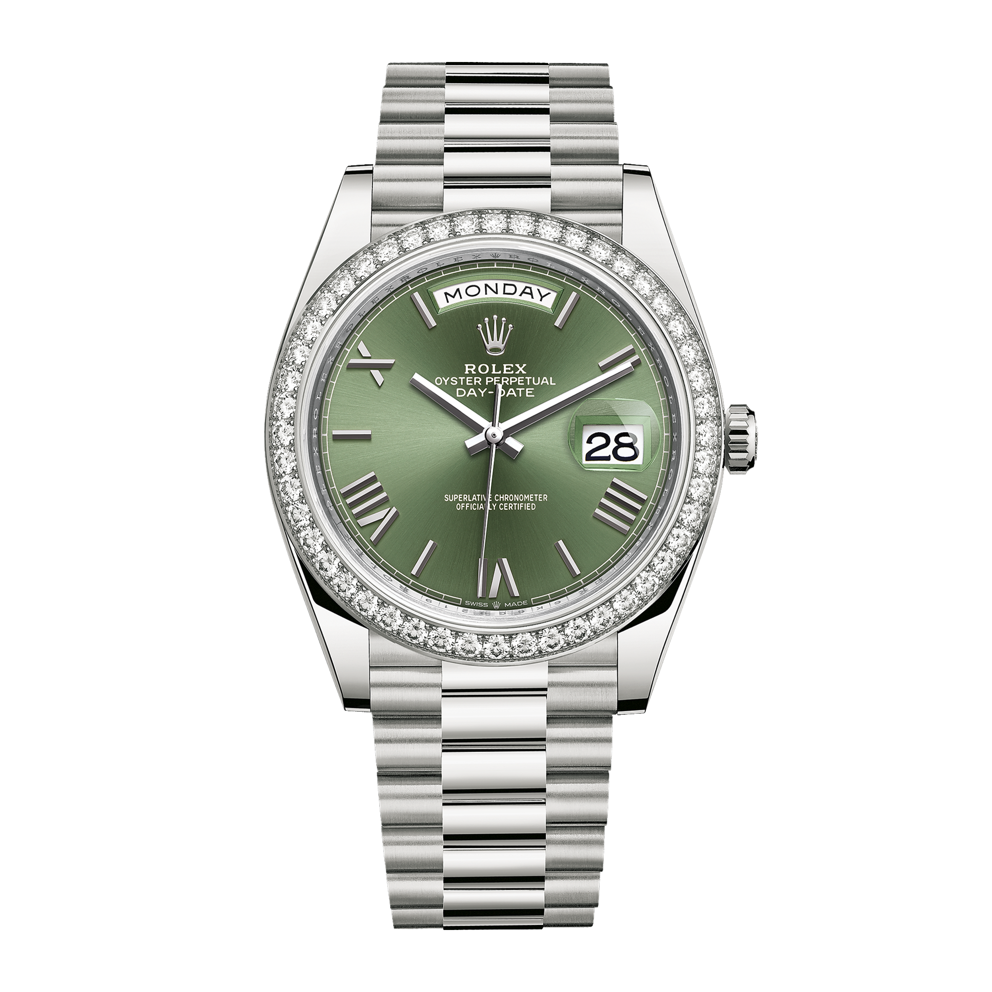 Day-Date White Gold Green Dial 40mm Product Image