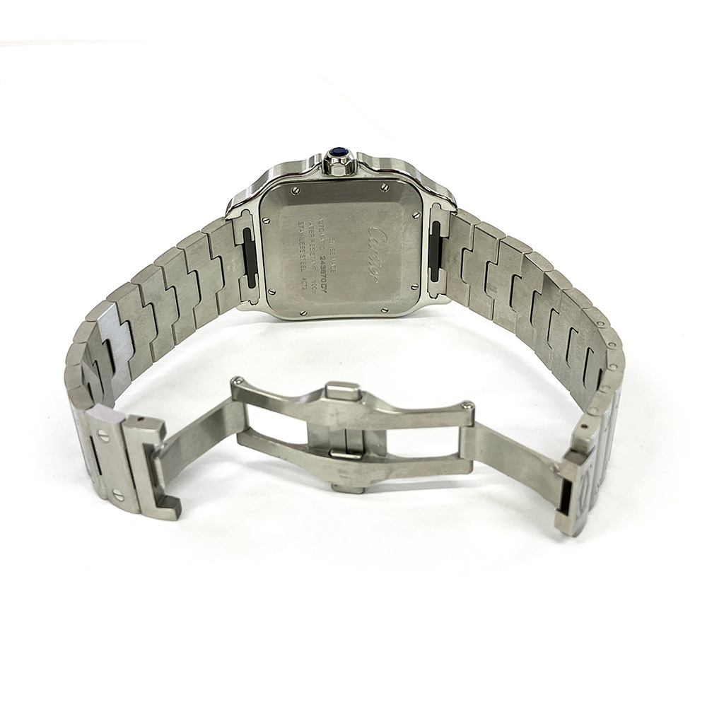 Santos de Cartier Santos De Cartier Steel Green Dial 39mm Product Image 4
