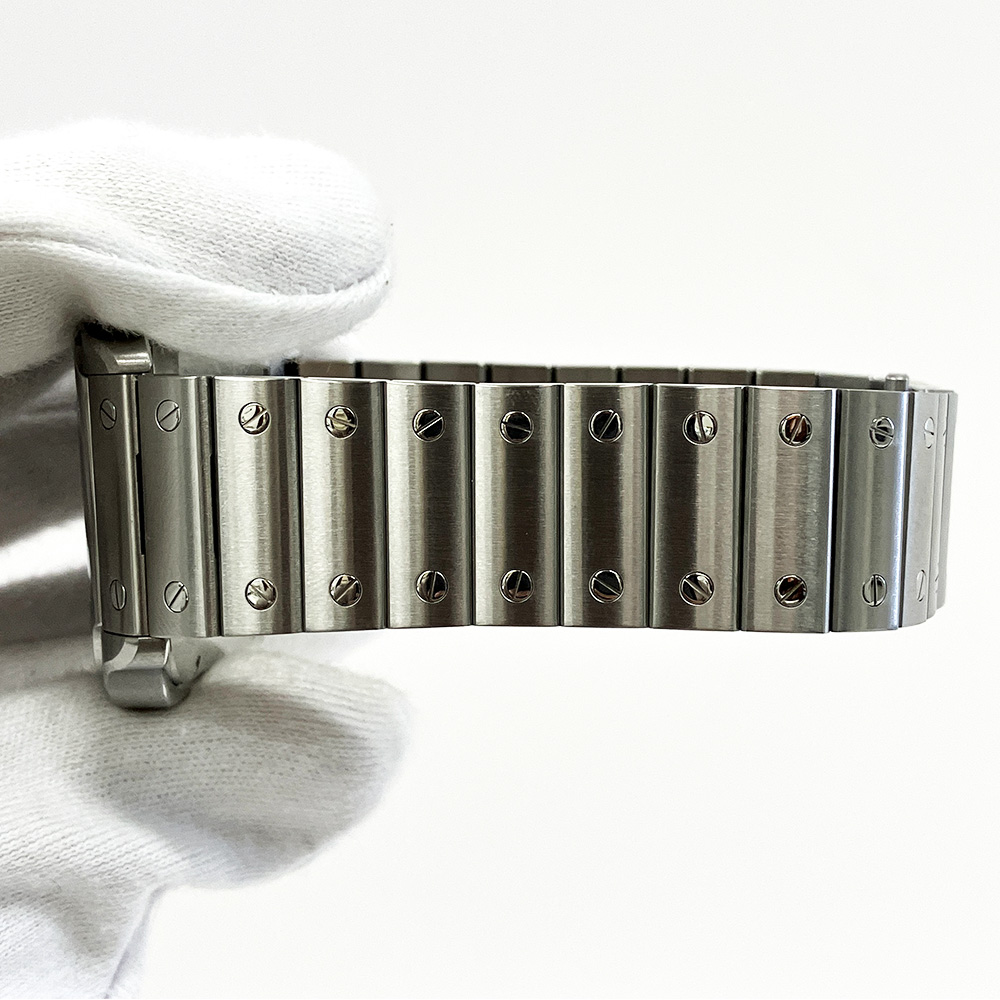 Santos de Cartier Santos De Cartier Steel Green Dial 39mm Product Image 5