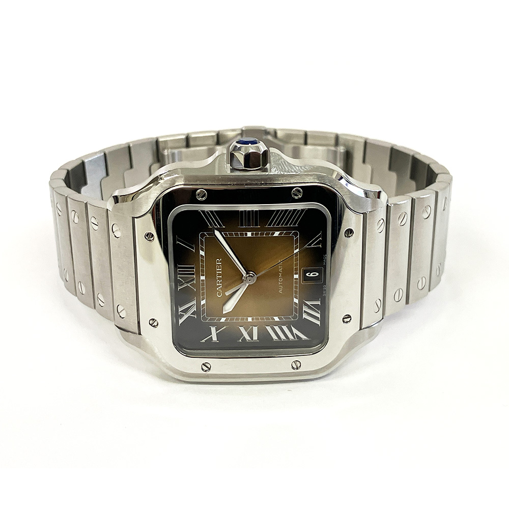 Santos de Cartier Steel Brown Dial 35mm Product Image 2