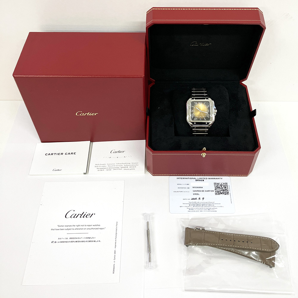 Santos de Cartier Steel Brown Dial 35mm Product Image 5