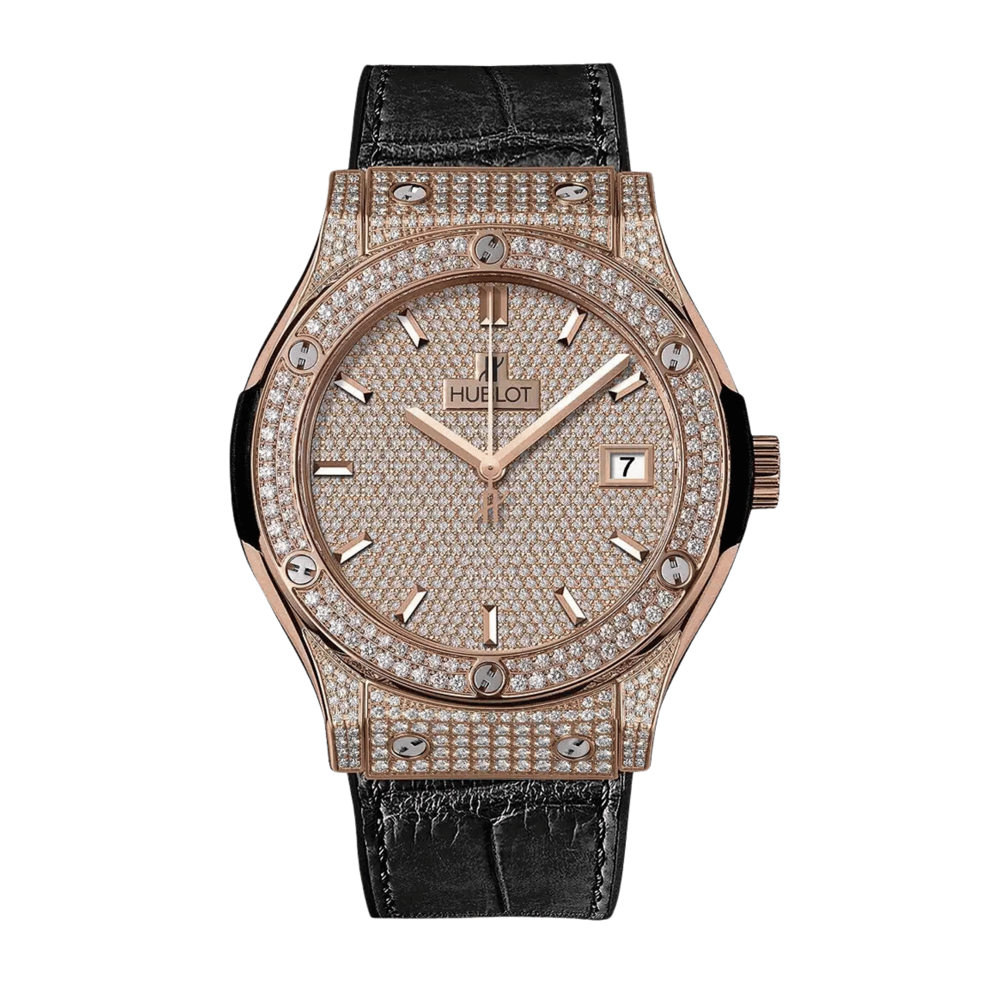 Classic Fusion Rose Gold Diamond Pave Dial 45mm Product Image