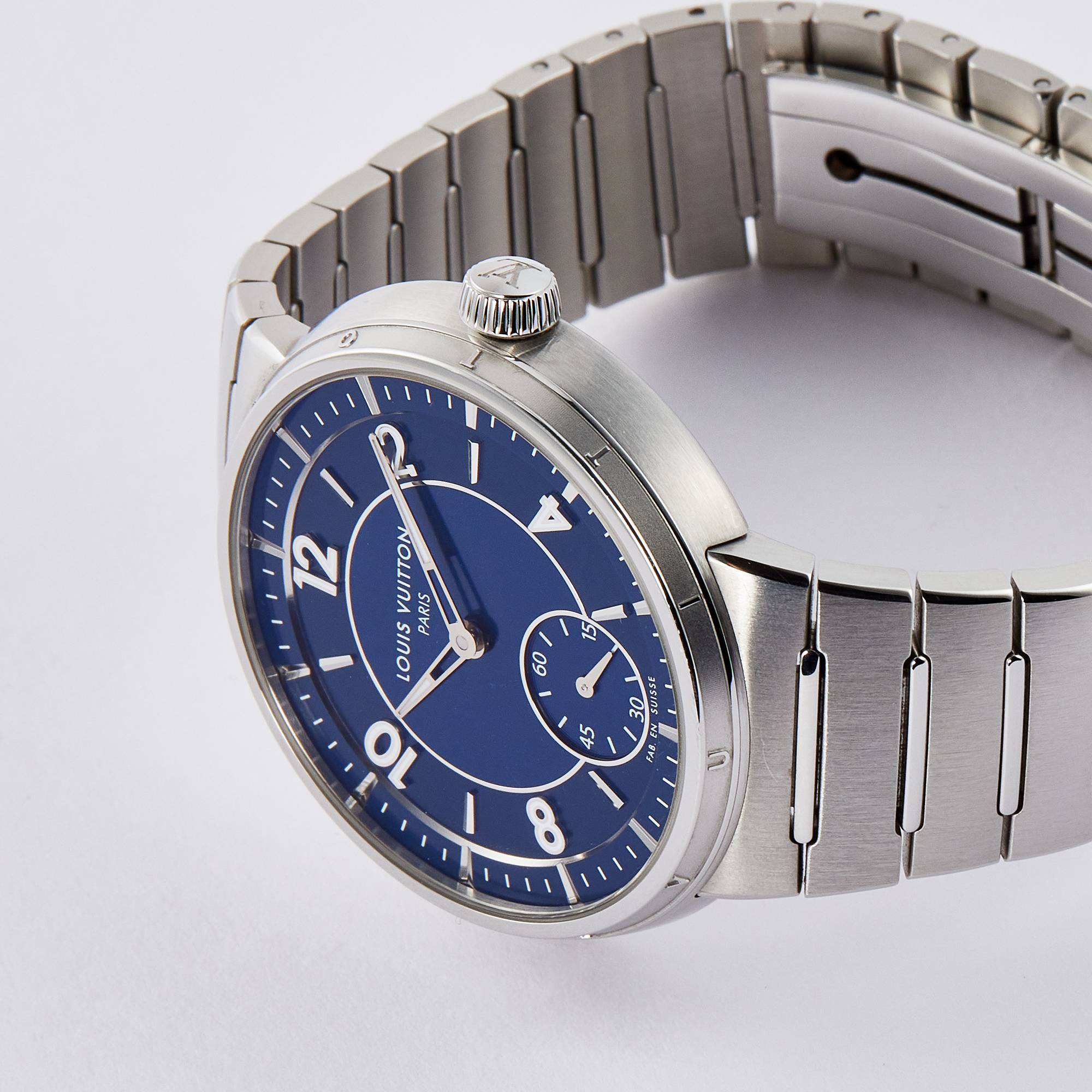 Tambour Automatic Steel Blue Dial 40mm Product Image 2