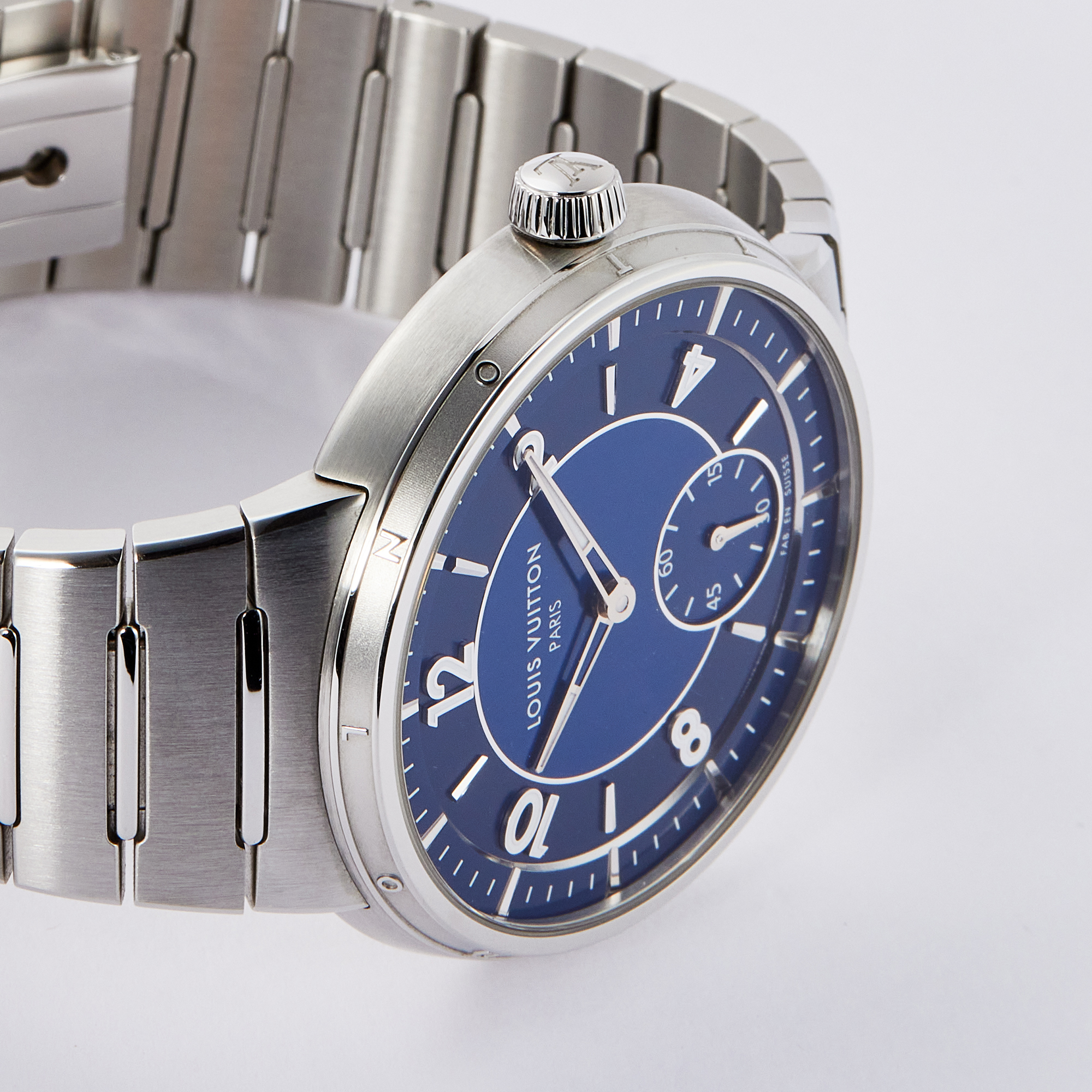 Tambour Automatic Steel Blue Dial 40mm Product Image 3