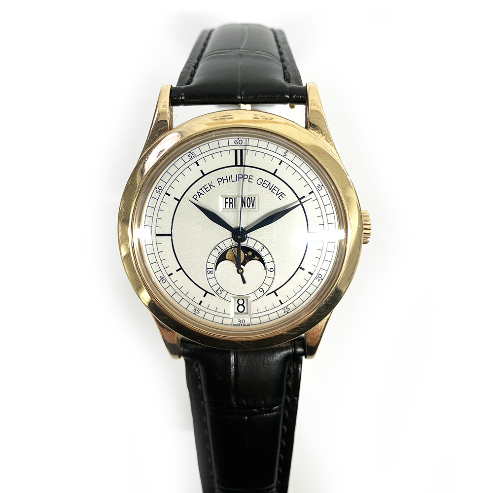 Annual Calendar Rose Gold Silver Dial 38mm Product Image 1