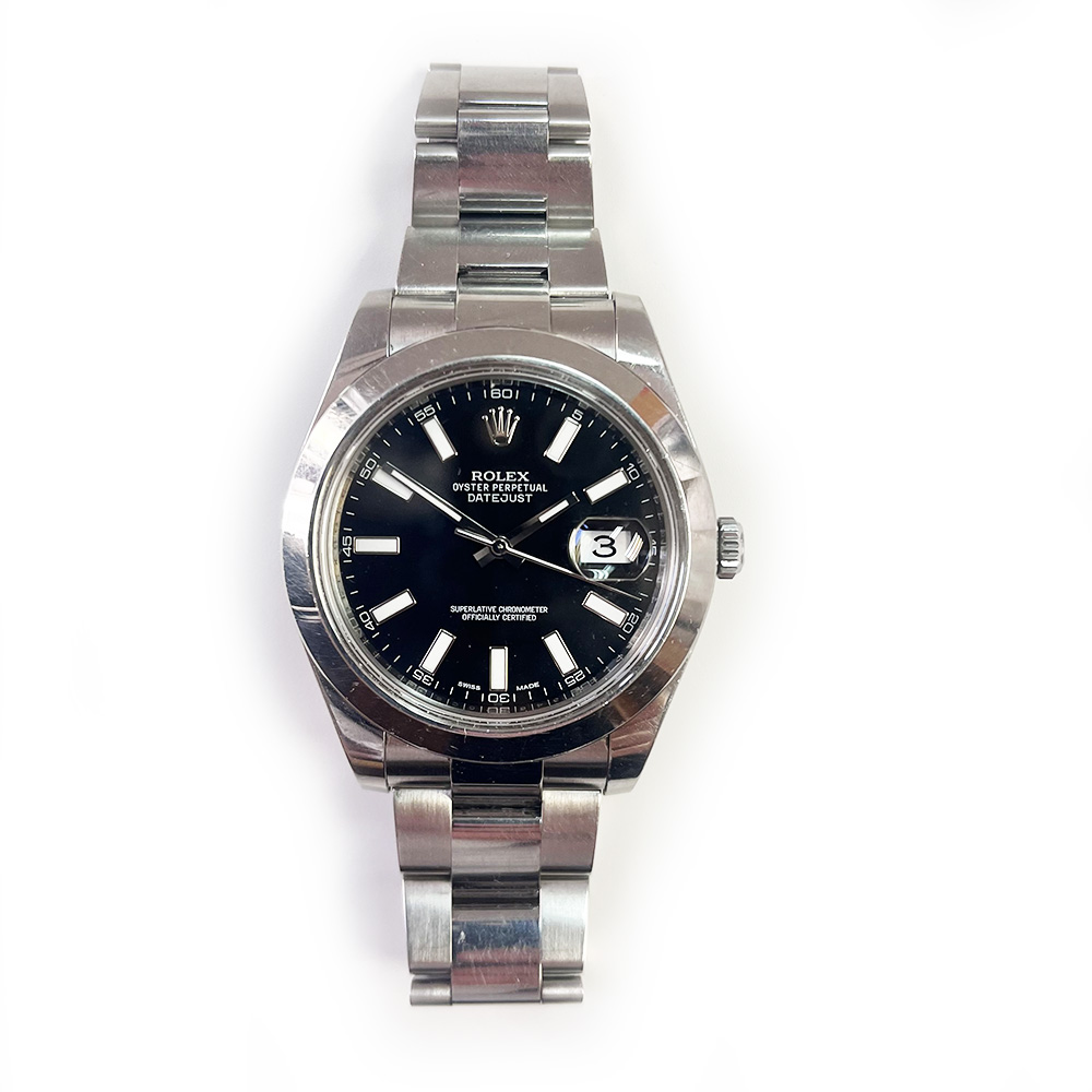 Datejust II Steel Black Dial 41mm Product Image 1