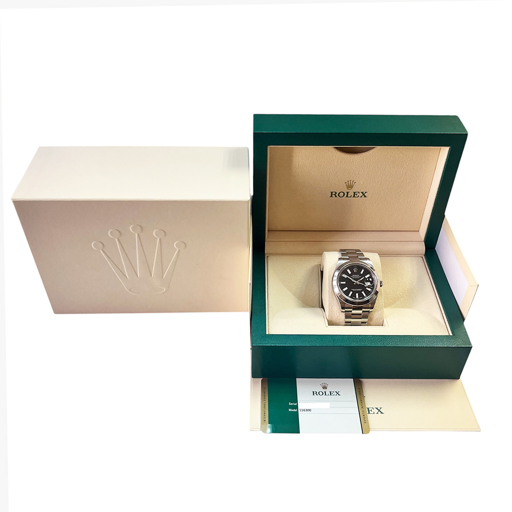 Datejust II Steel Black Dial 41mm Product Image 5