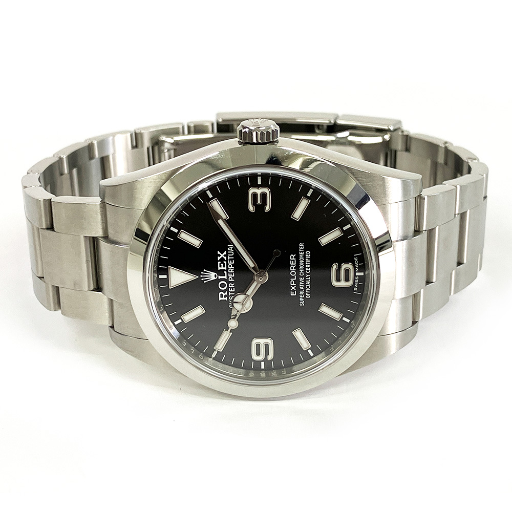 Explorer Steel Black Dial 39mm Product Image 2