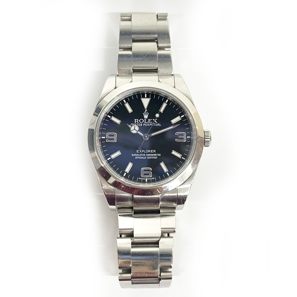 Explorer Steel Black Dial 39mm Product Image 1