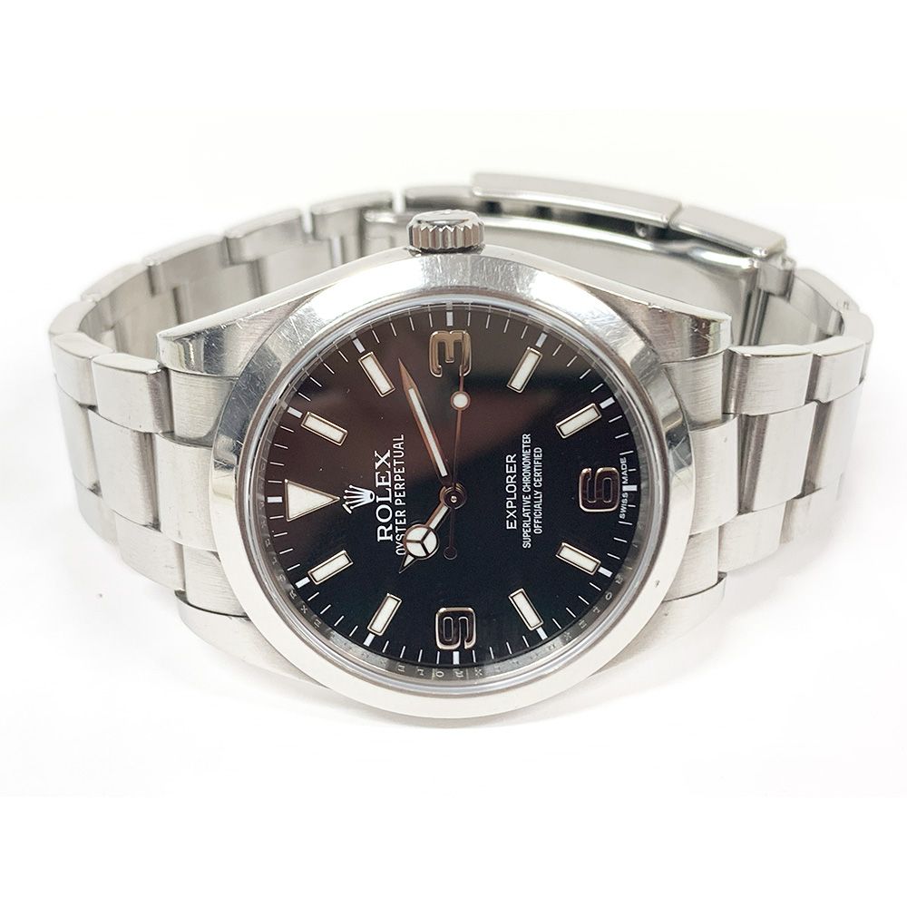 Explorer Steel Black Dial 39mm Product Image 2