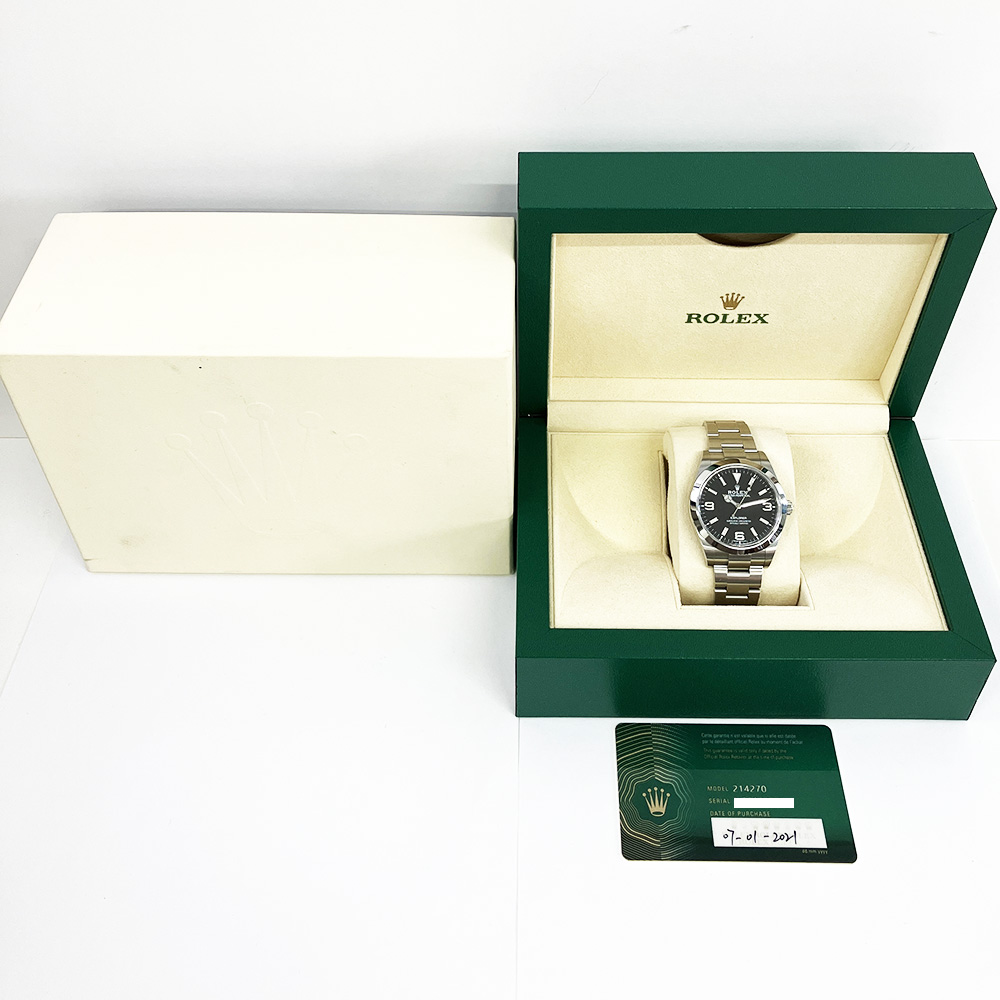 Explorer Steel Black Dial 39mm Product Image 5