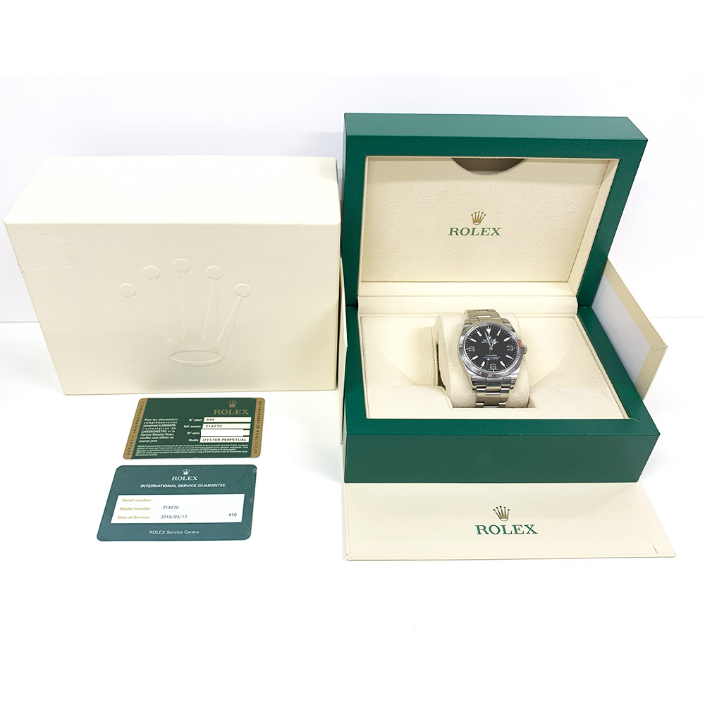 Explorer Steel Black Dial 39mm Product Image 5
