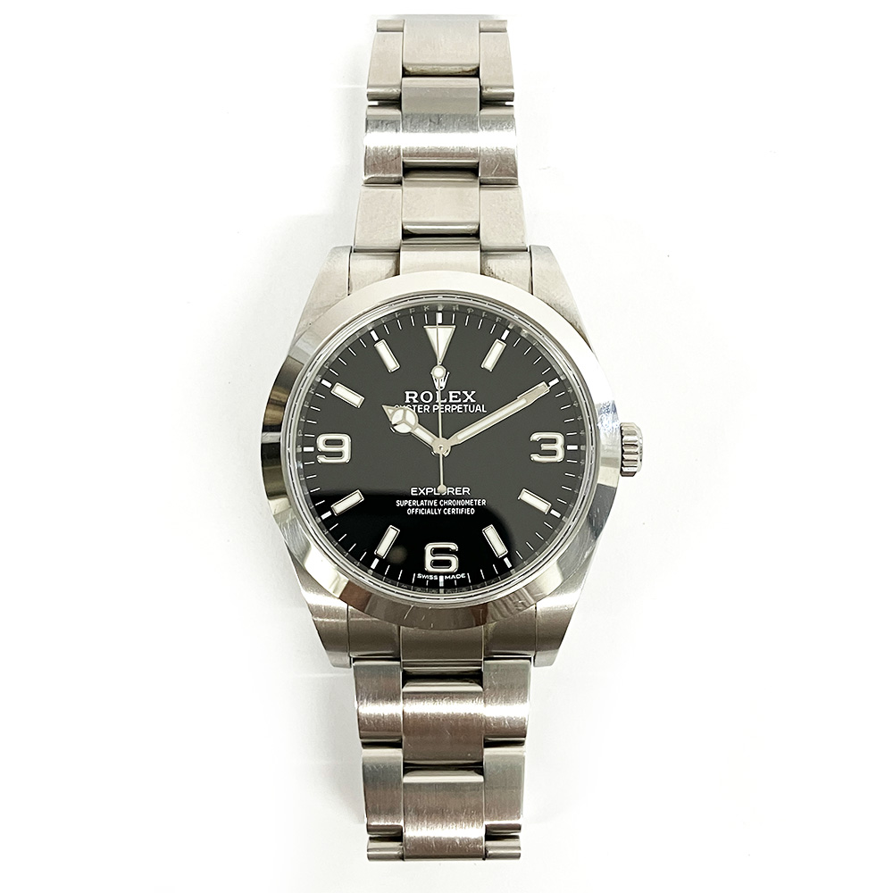 Explorer Steel Black Dial 39mm Product Image 1