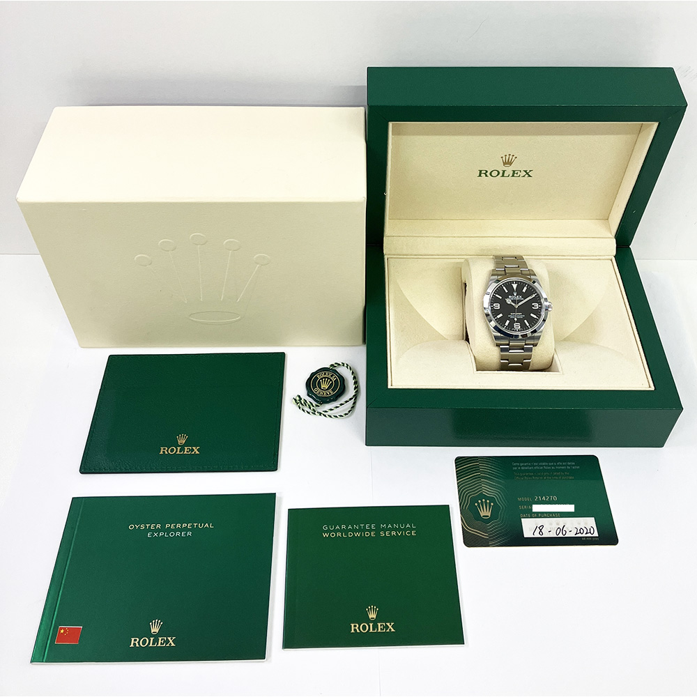 Explorer Steel Black Dial 39mm Product Image 5