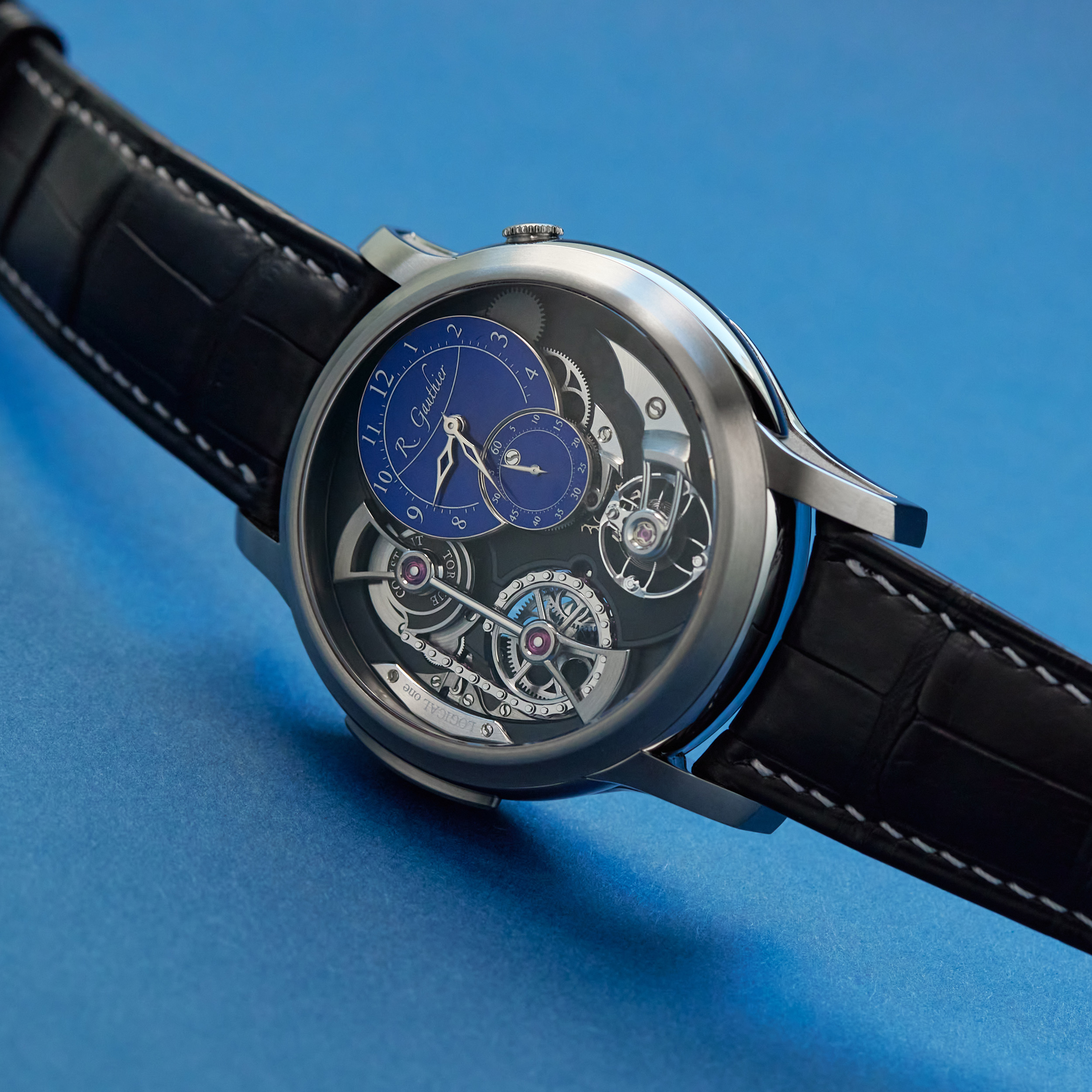 Logical One Titanium Blue Enamel Dial 43mm Product Image
