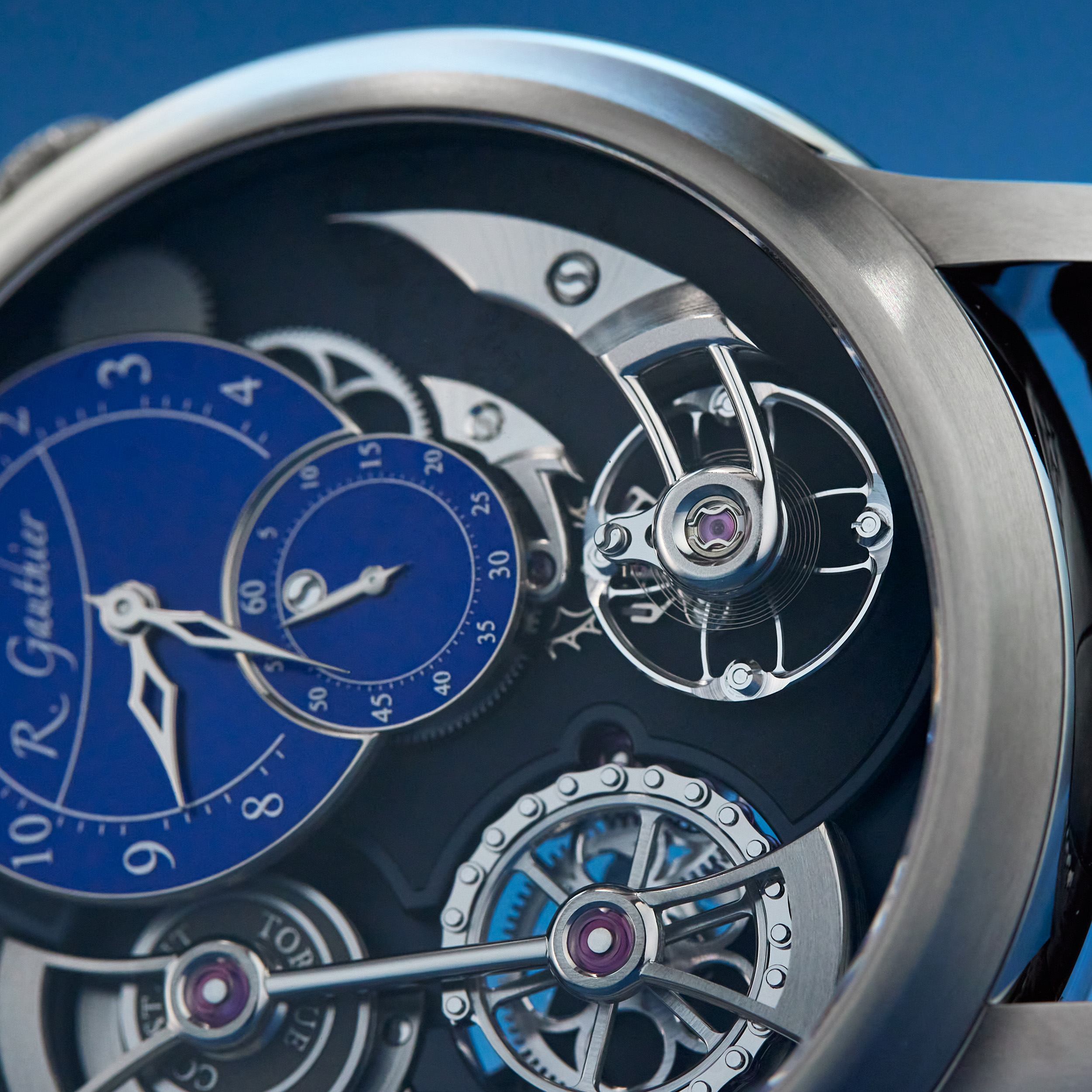 Logical One Titanium Blue Enamel Dial 43mm Product Image