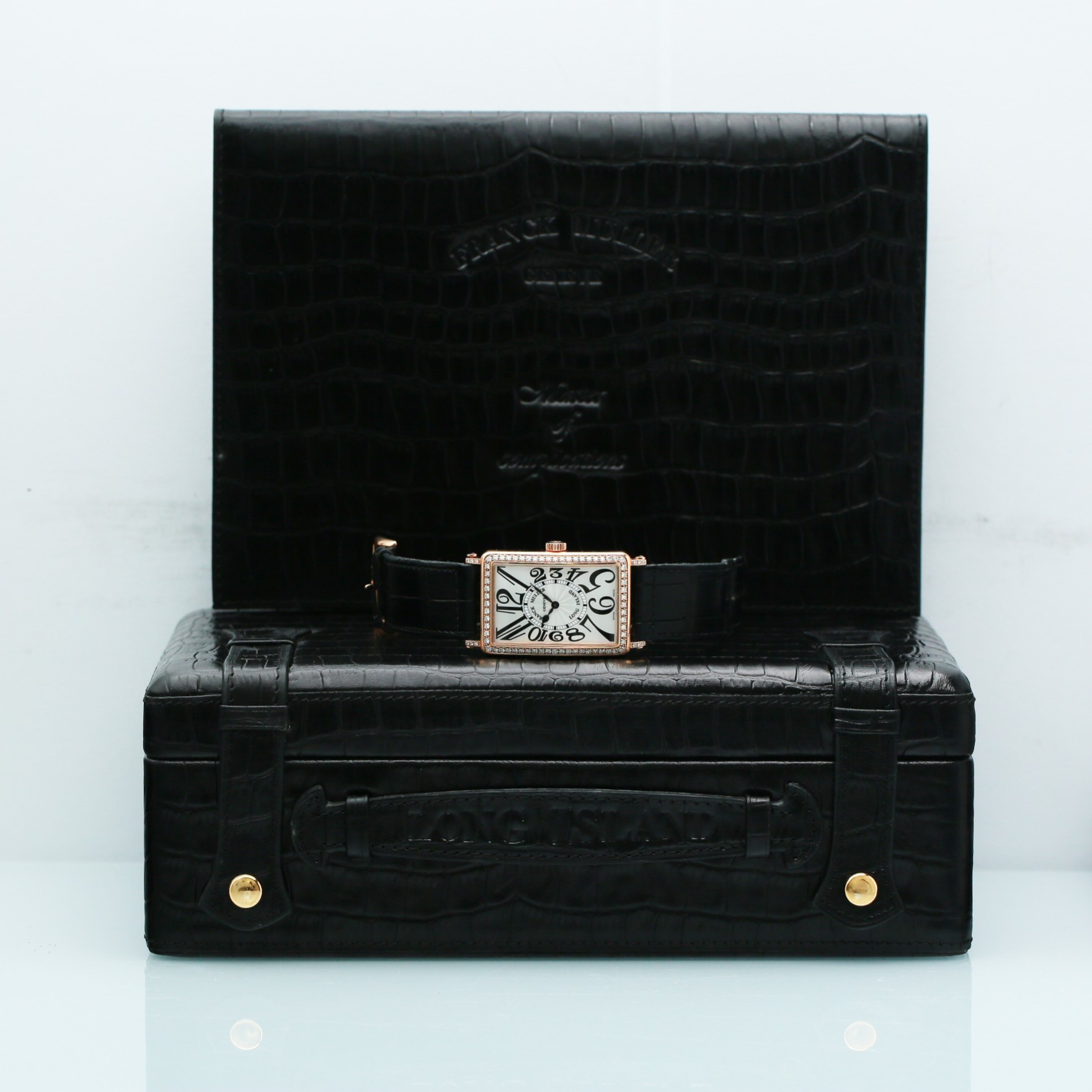Long Island Rose Gold Diamond Silver Dial 30mm Product Image 9