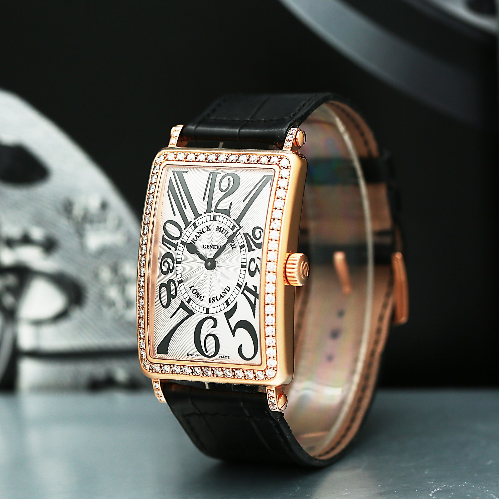 Long Island Rose Gold Diamond Silver Dial 30mm Product Image 2