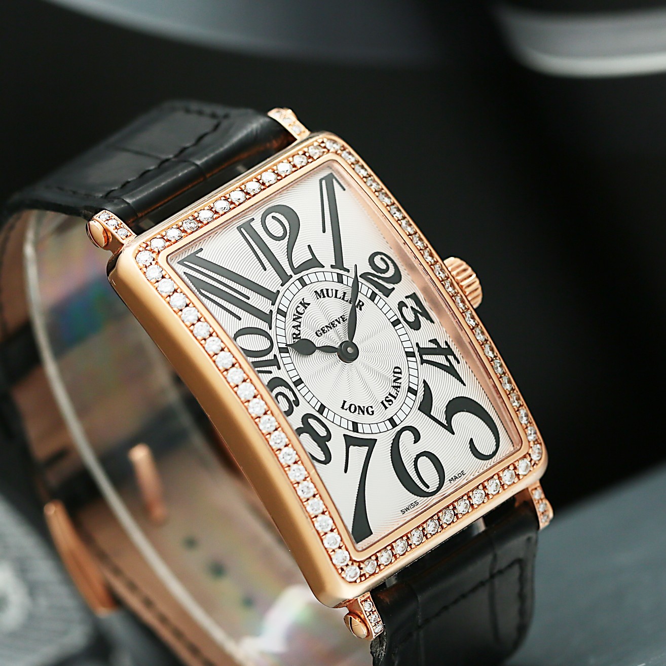 Long Island Rose Gold Diamond Silver Dial 30mm Product Image 5