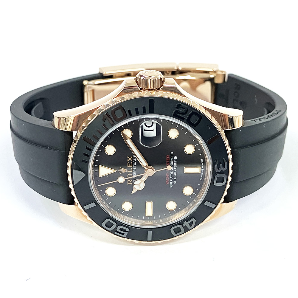 Yacht-Master Rose Gold Oysterflex Black Dial 37mm Product Image 2