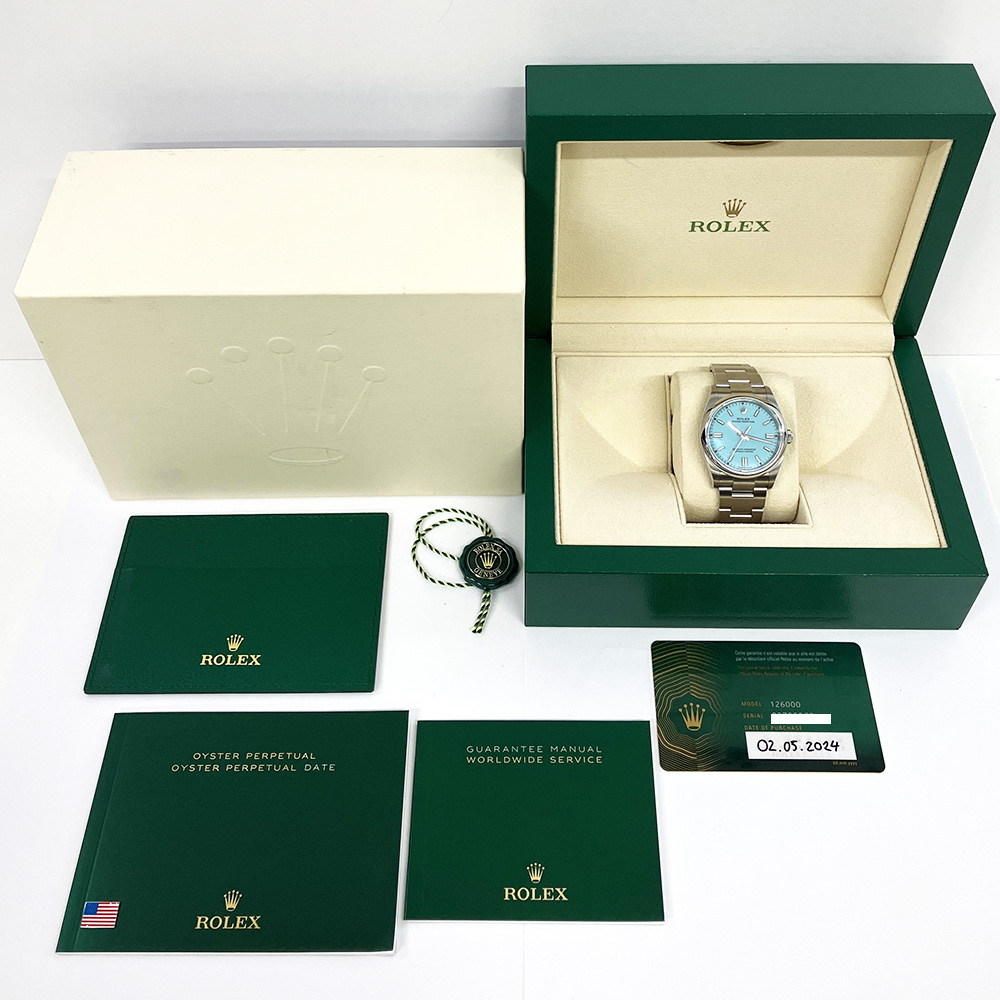 Oyster Perpetual Steel Turquoise Dial 36mm Product Image 4