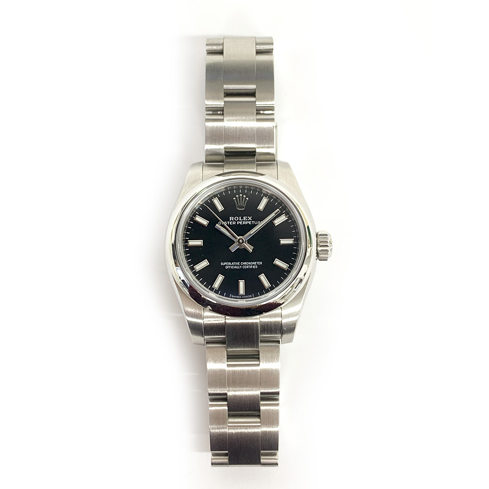 Oyster Perpetual Steel Black Dial 26mm Product Image 1