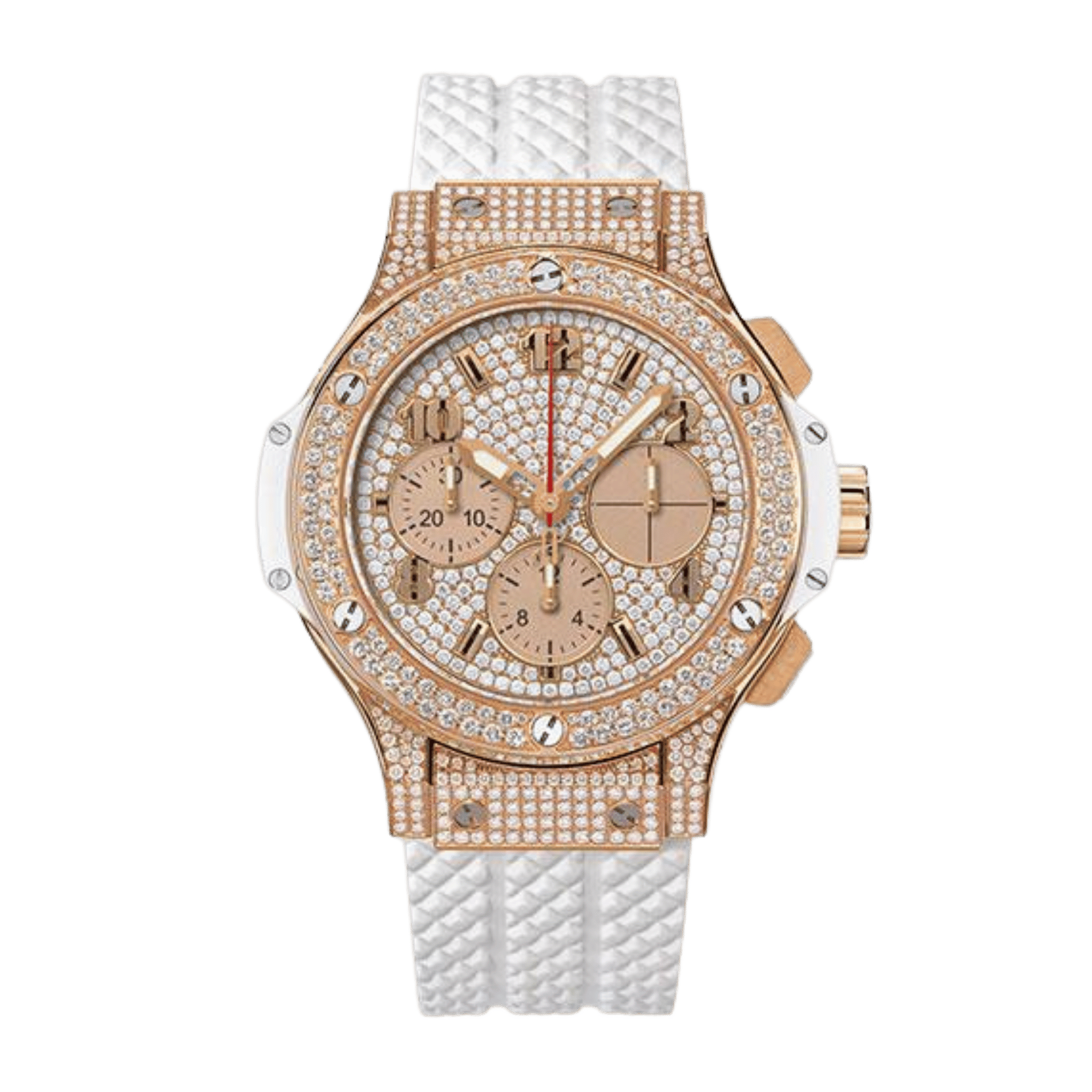 Hublot Big Bang Chronograph Steel Diamond Black Dial 41mm