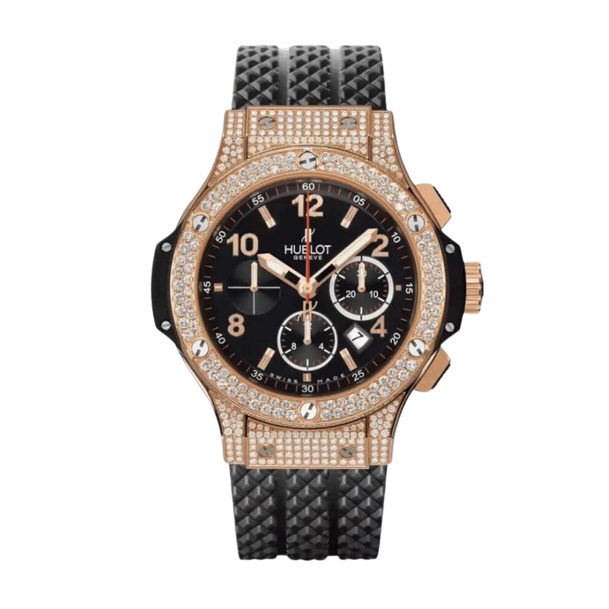 Big Bang Rose Gold Diamond Black Dial 44mm Product Image 1
