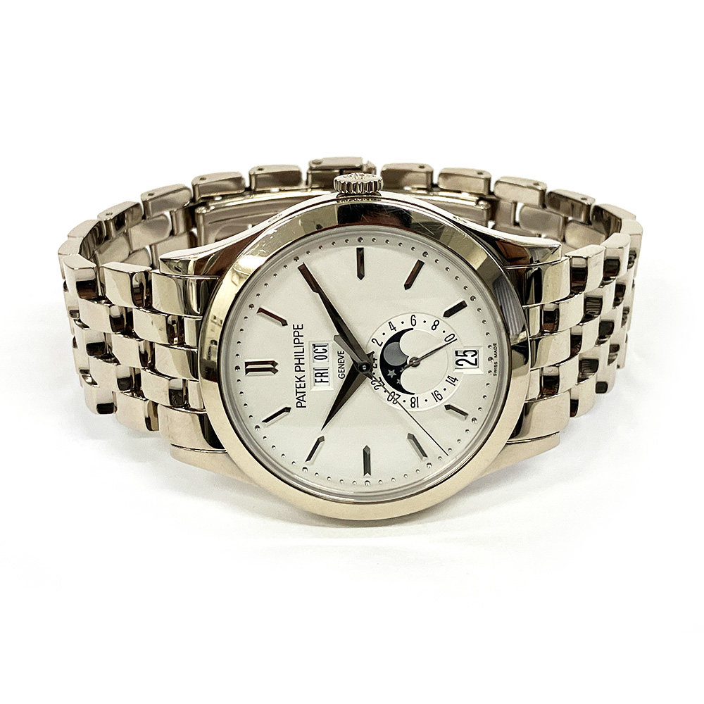 Annual Calendar White Gold Silver Dial 38mm Product Image 2