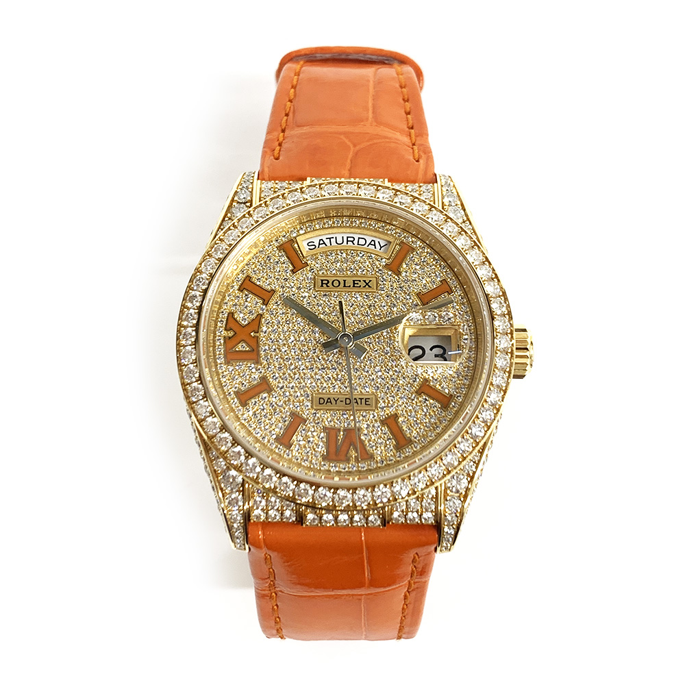 Datejust Yellow Gold Diamond Pave Dial 36mm Product Image 1