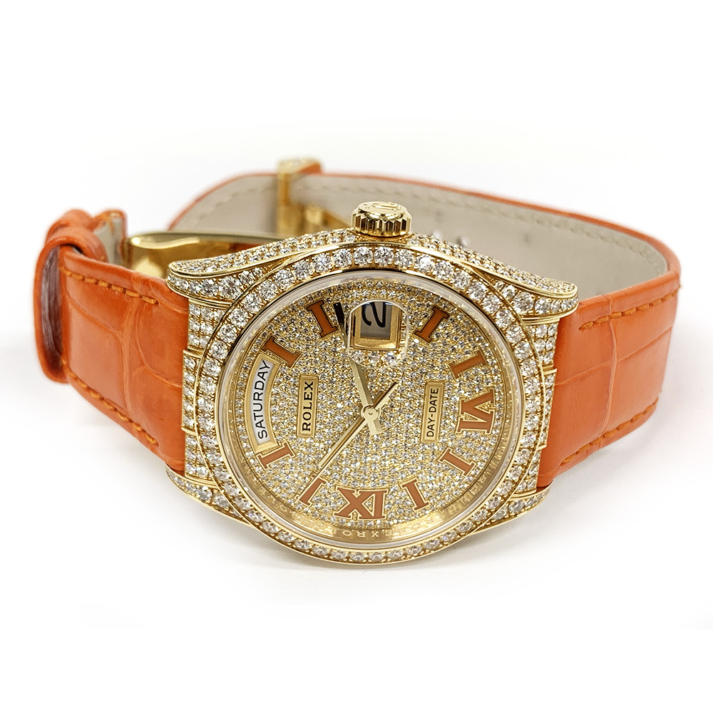 Datejust Yellow Gold Diamond Pave Dial 36mm Product Image 2