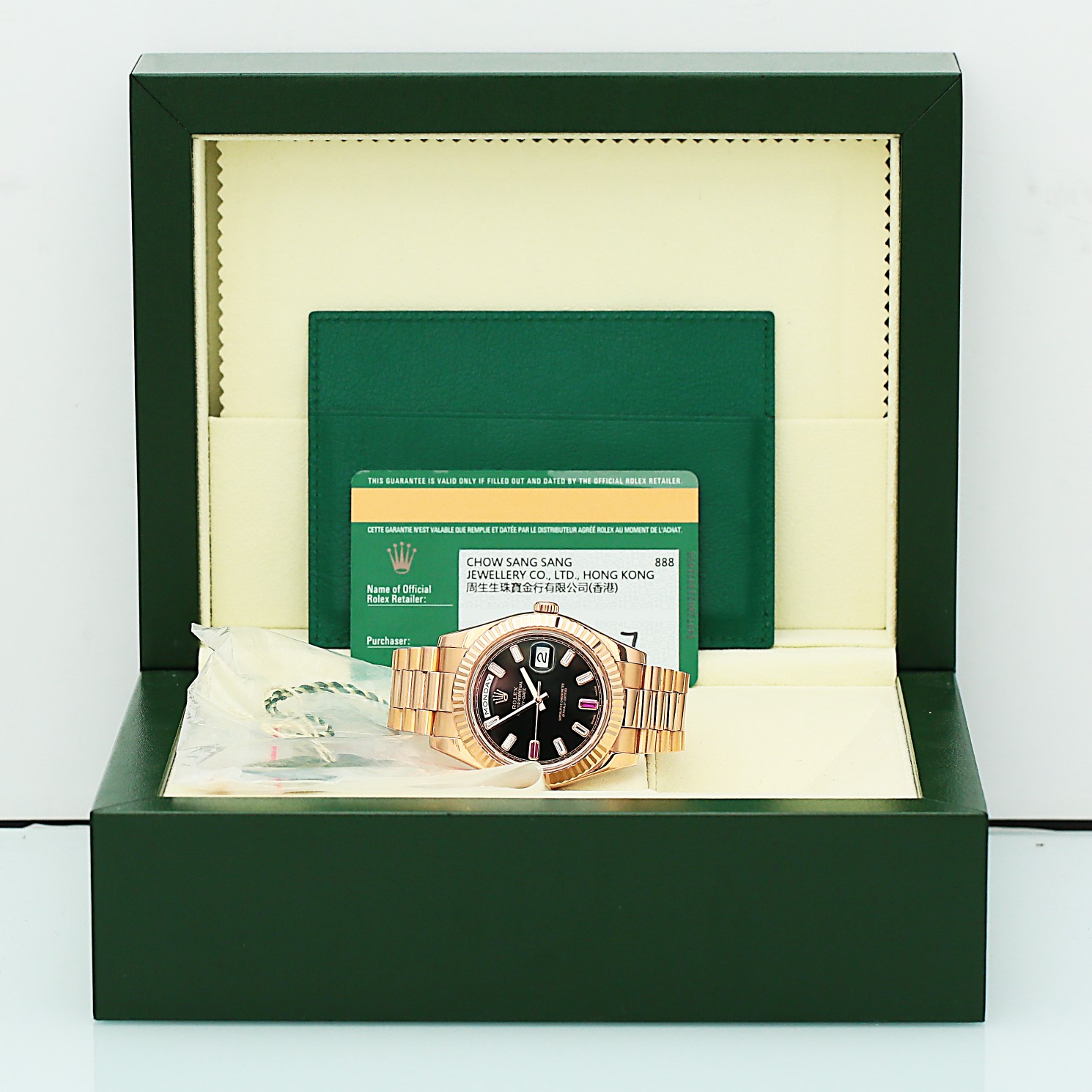 Day-Date Rose Gold Black Dial 41mm Product Image 8