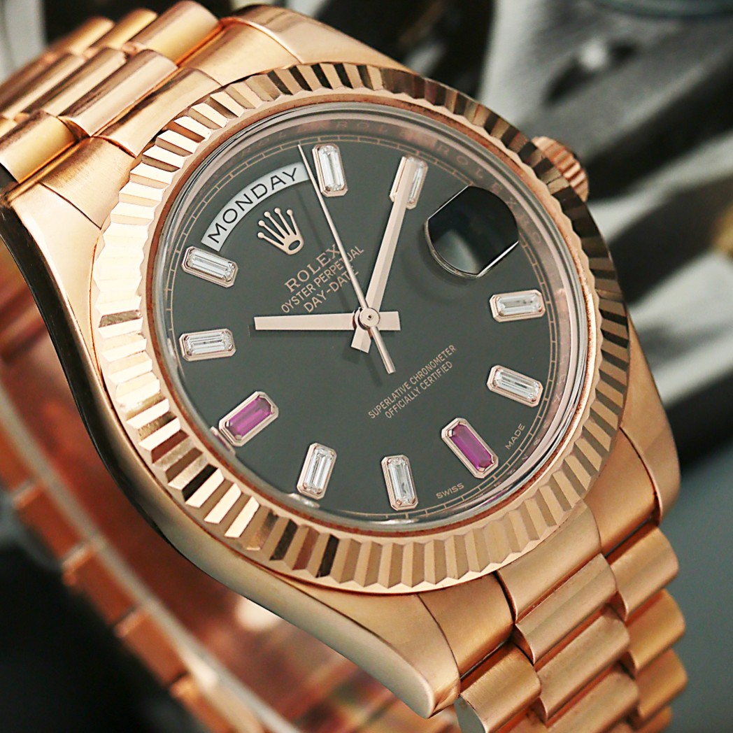 Day-Date Rose Gold Black Dial 41mm Product Image 4