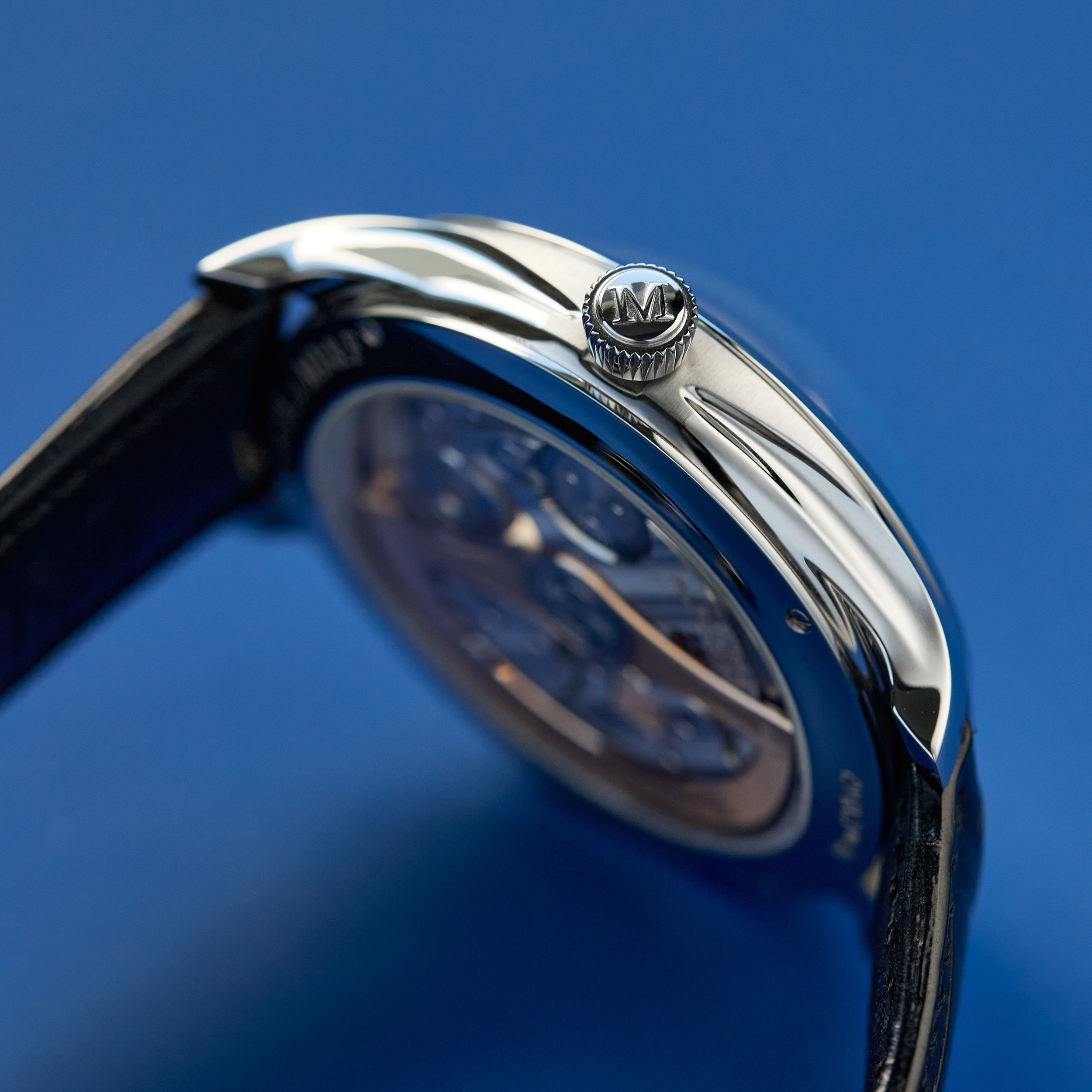 H.Moser x MB&F Endeavour Cylindrical Tourbillon Steel Ice Blue Dial 42mm Product Image