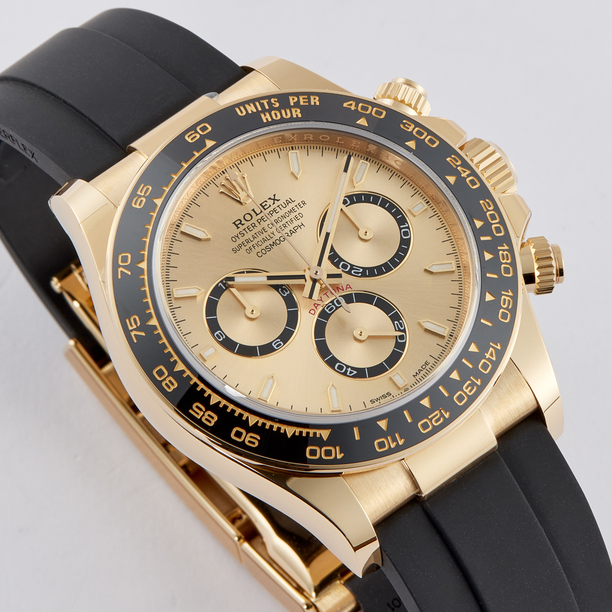 Daytona Yellow Gold Oysteflex Champagne Dial 40mm Product Image 1