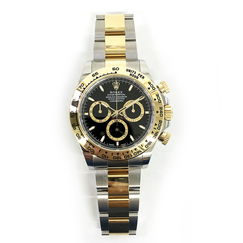 Daytona Yellow Gold & Steel Black Dial 40mm Product Image 1