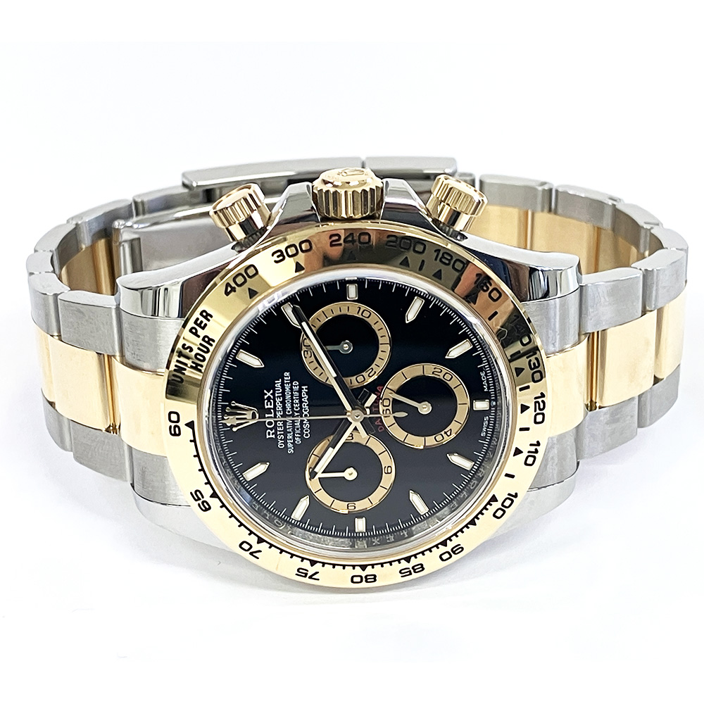 Daytona Yellow Gold & Steel Black Dial 40mm Product Image 2