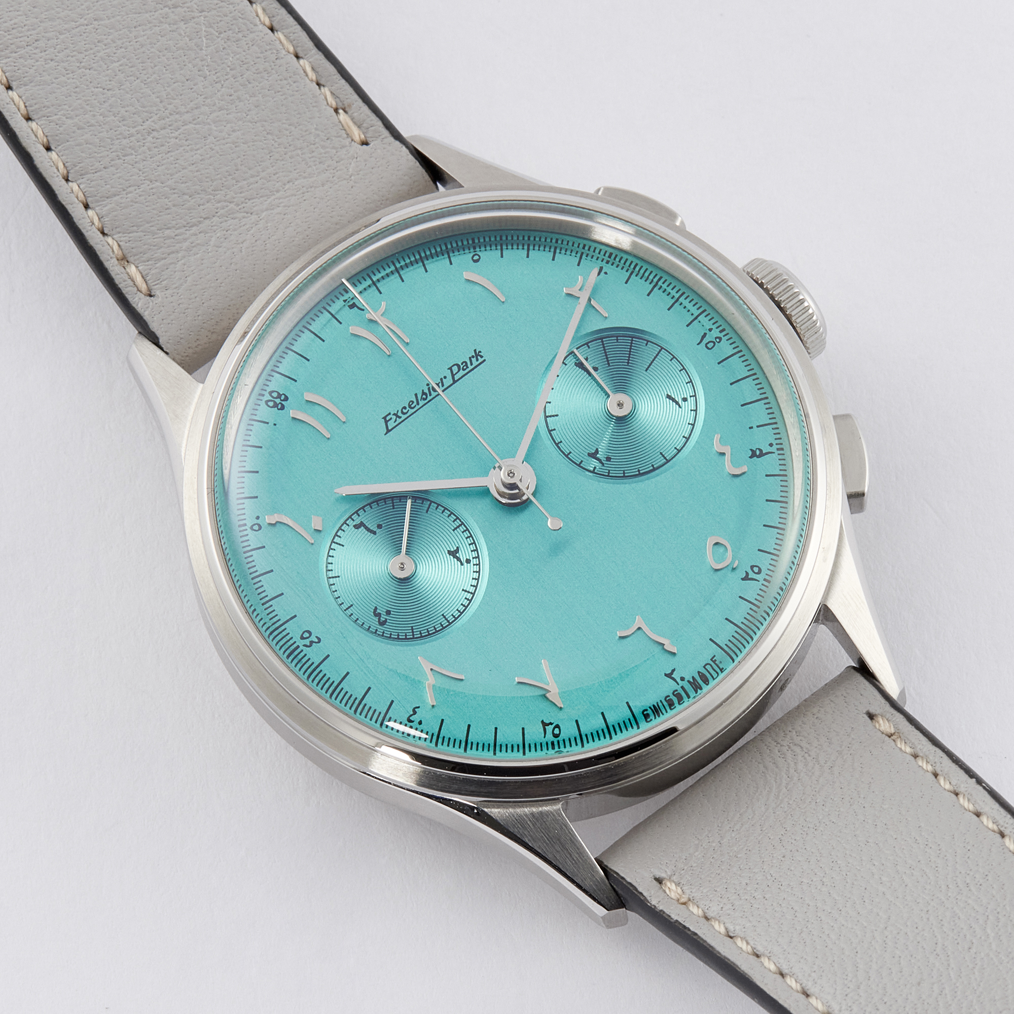 Excelsior Park & Perpetuél Soda Fountain Edition Steel Turquoise Dial 39mm Product Image 1