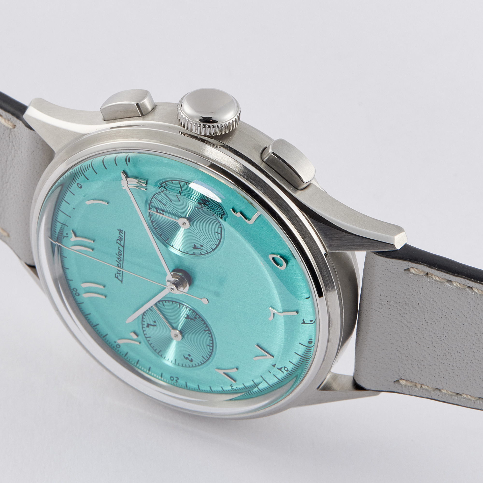 Excelsior Park & Perpetuél Soda Fountain Edition Steel Turquoise Dial 39mm Product Image 2