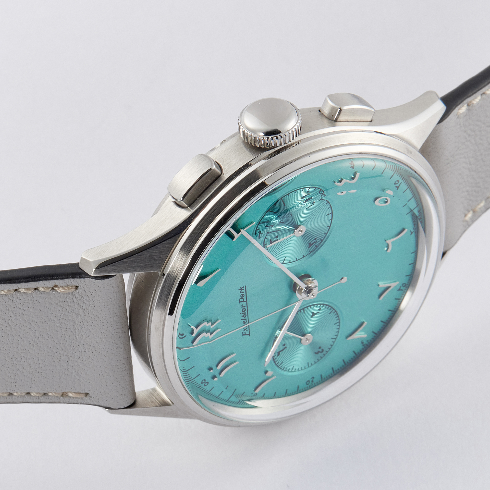 Excelsior Park & Perpetuél Soda Fountain Edition Steel Turquoise Dial 39mm Product Image 3