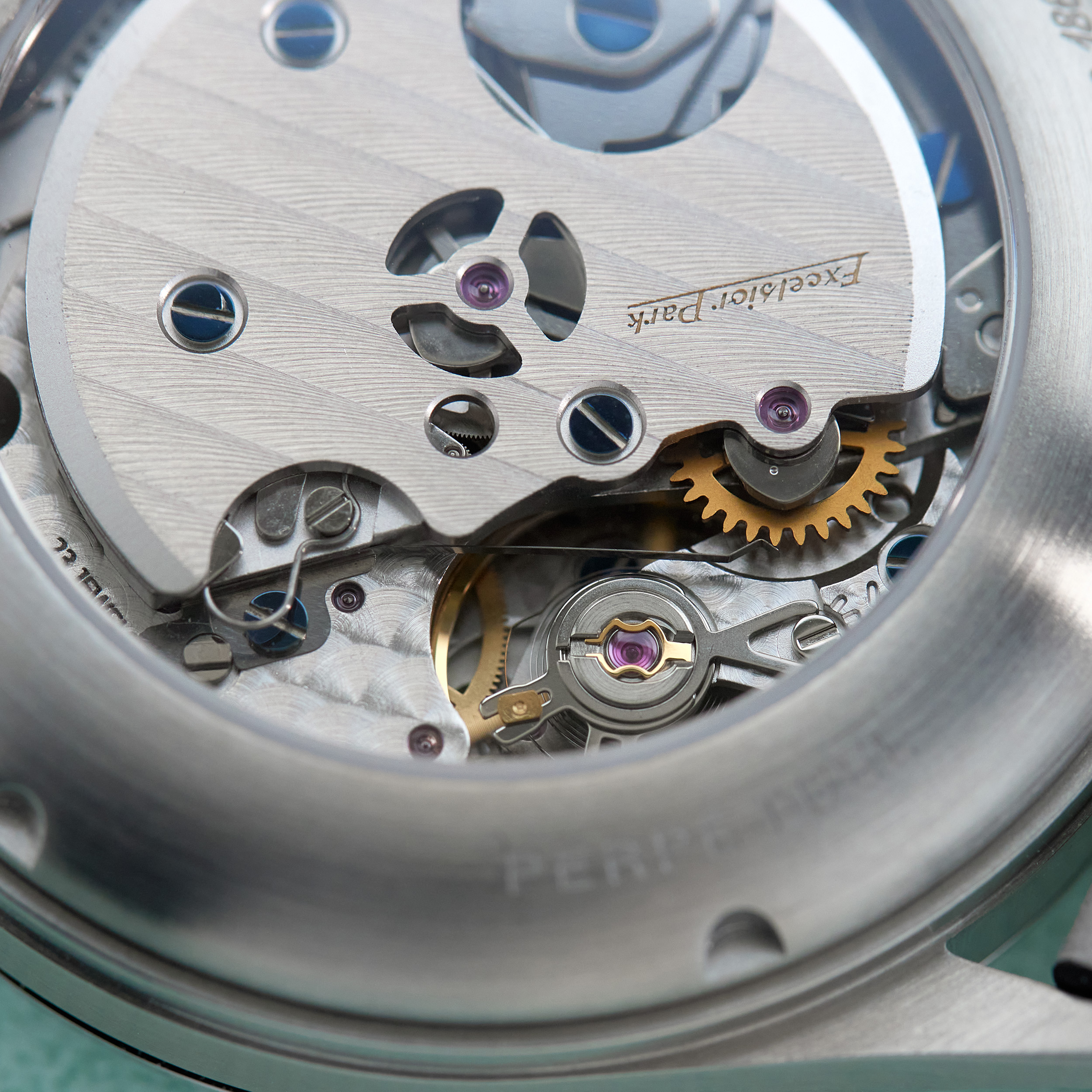 Excelsior Park & Perpetuél Soda Fountain Edition Steel Turquoise Dial 39mm Product Image
